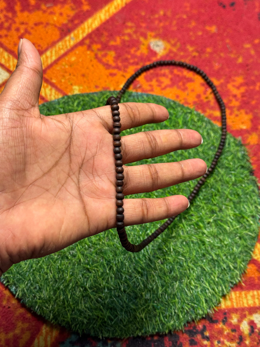 2 Round Dark Brown Original Tulsi Mala