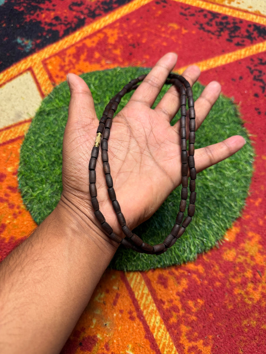 2 Round Dark Brown Original Tulsi Mala