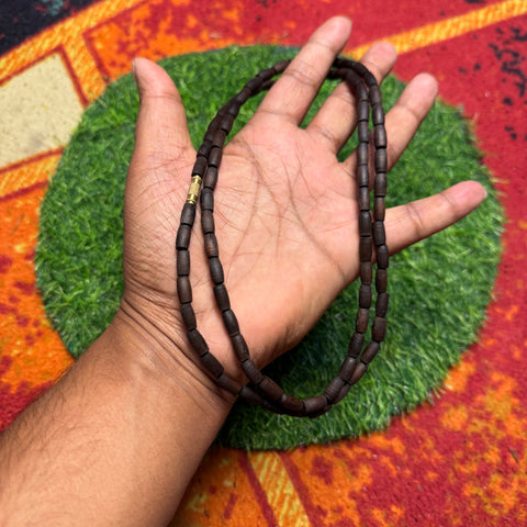 2 Round Dark Brown Original Tulsi Mala
