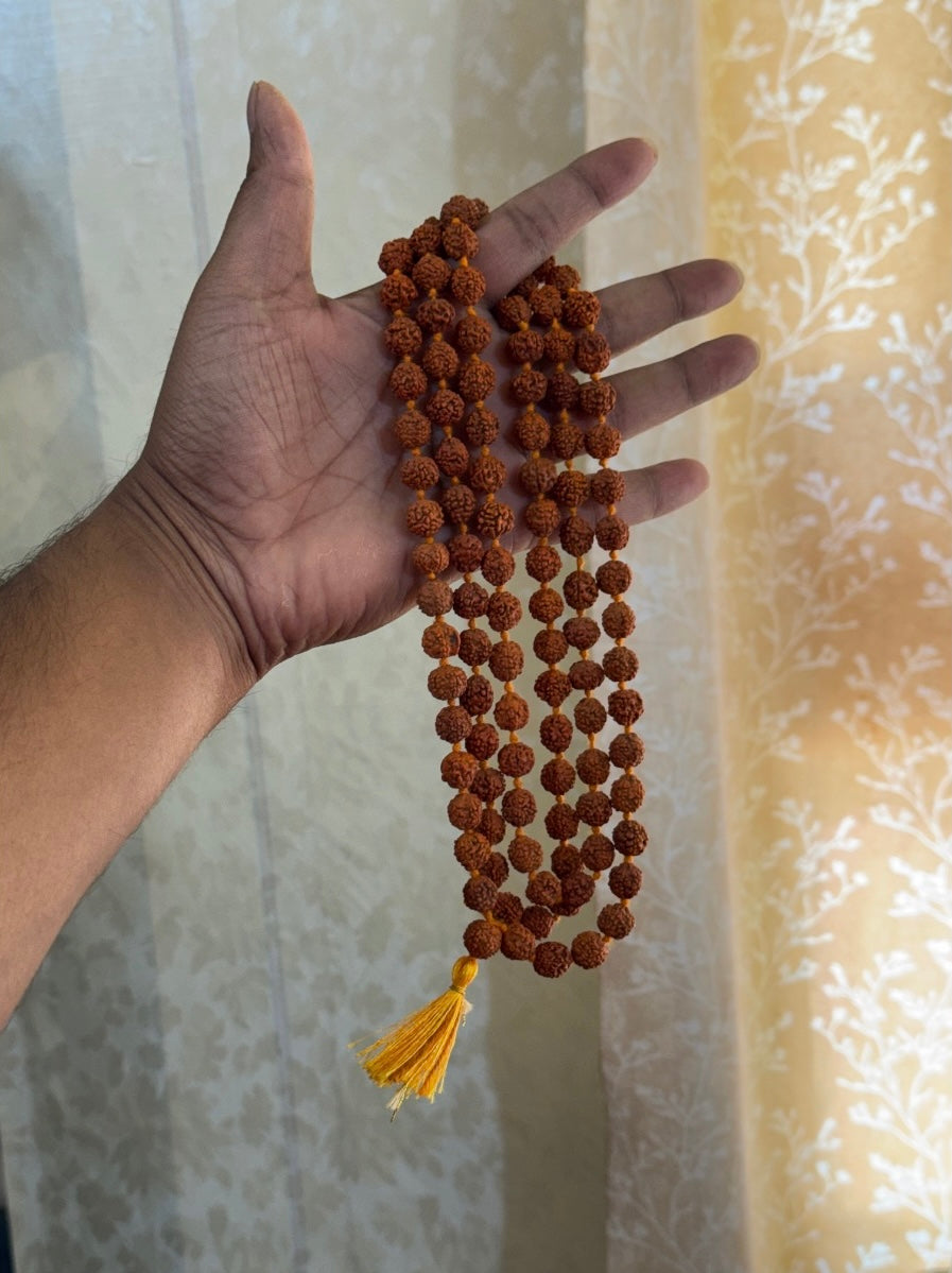108 Authentic 5 Mukhi Rudraksh Mala