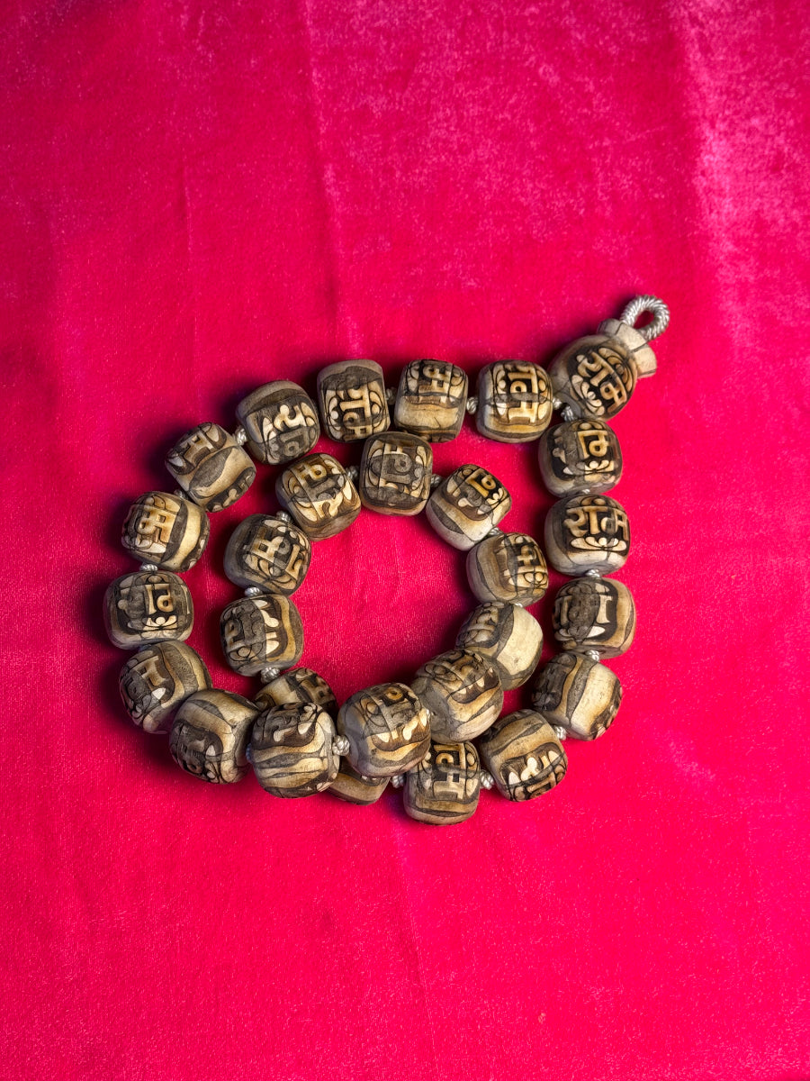 27+1 Ram Name Original Tulsi Jap Mala-38 MM