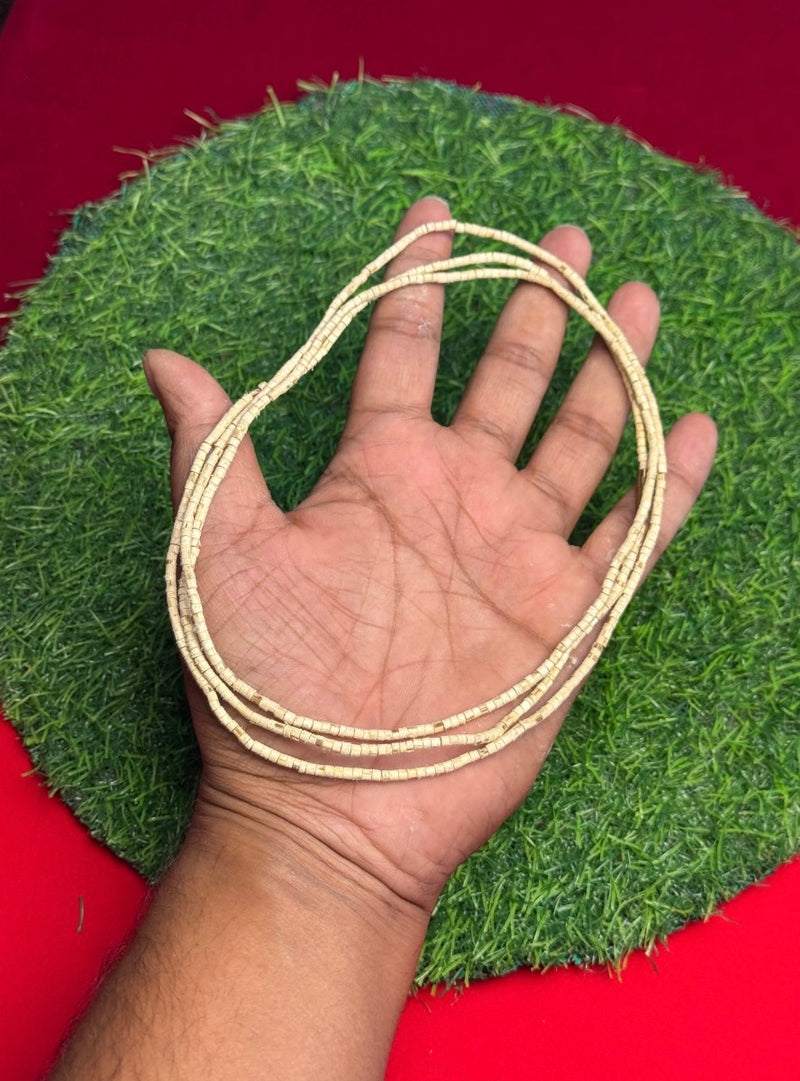 3 Round Original Tulsi Kanthi Mala(Barik Size)
