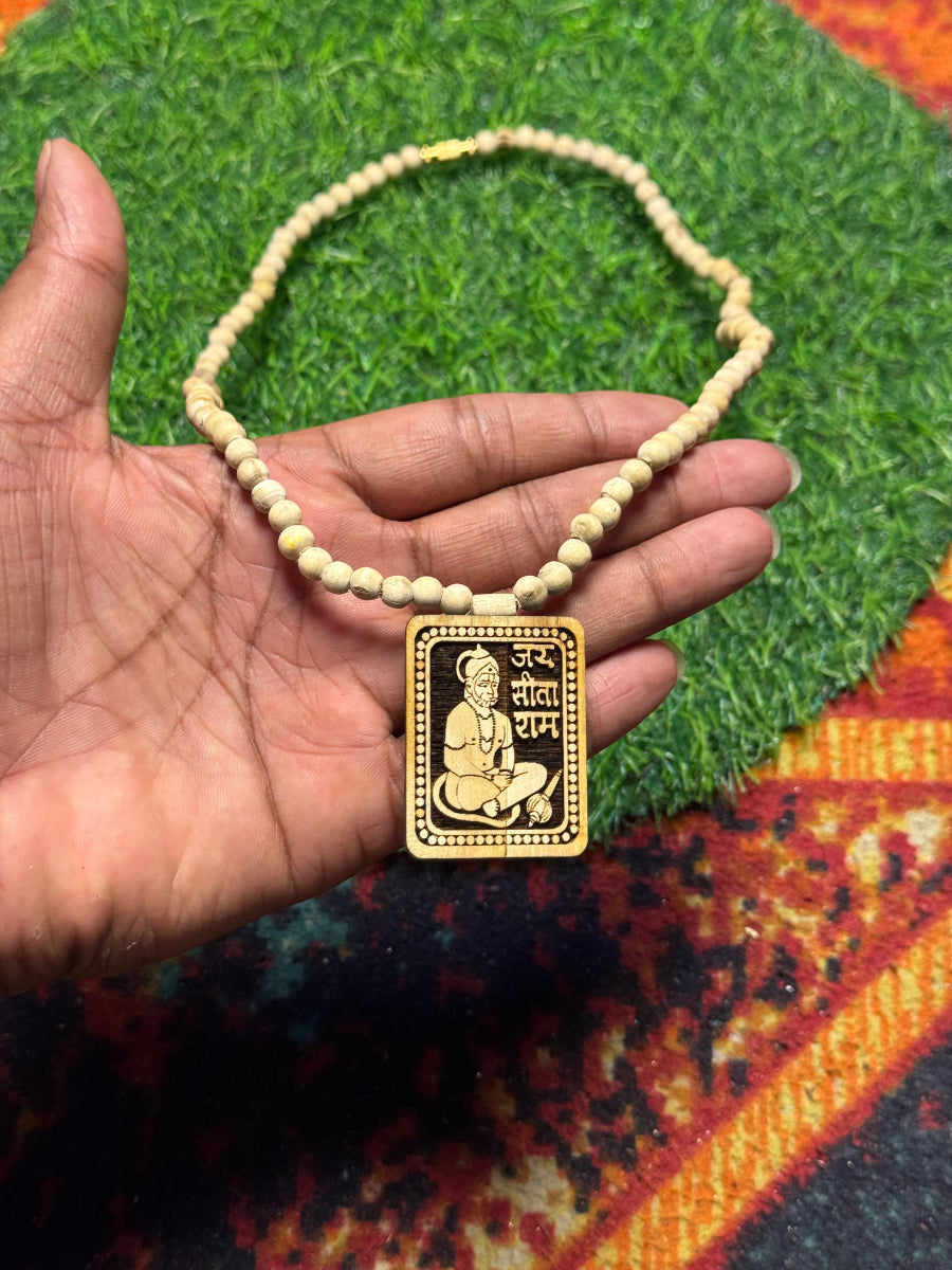 Hanuman Ji Locket Original Tulsi Mala