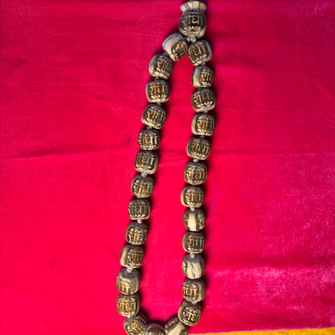 27+1 Radha Name Big Size Original Tulsi Mala-38 MM