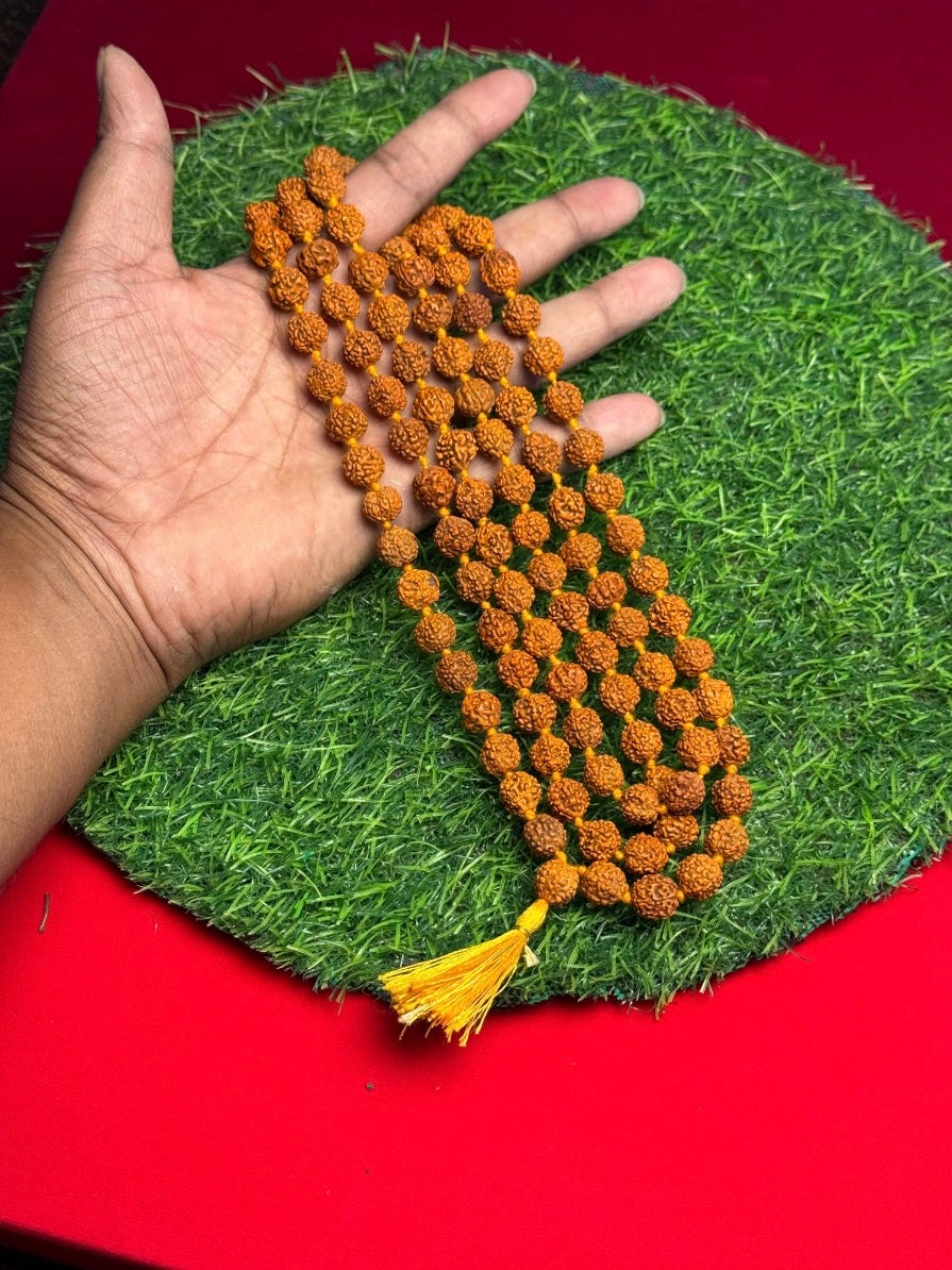 108 Authentic 5 Mukhi Rudraksh Mala