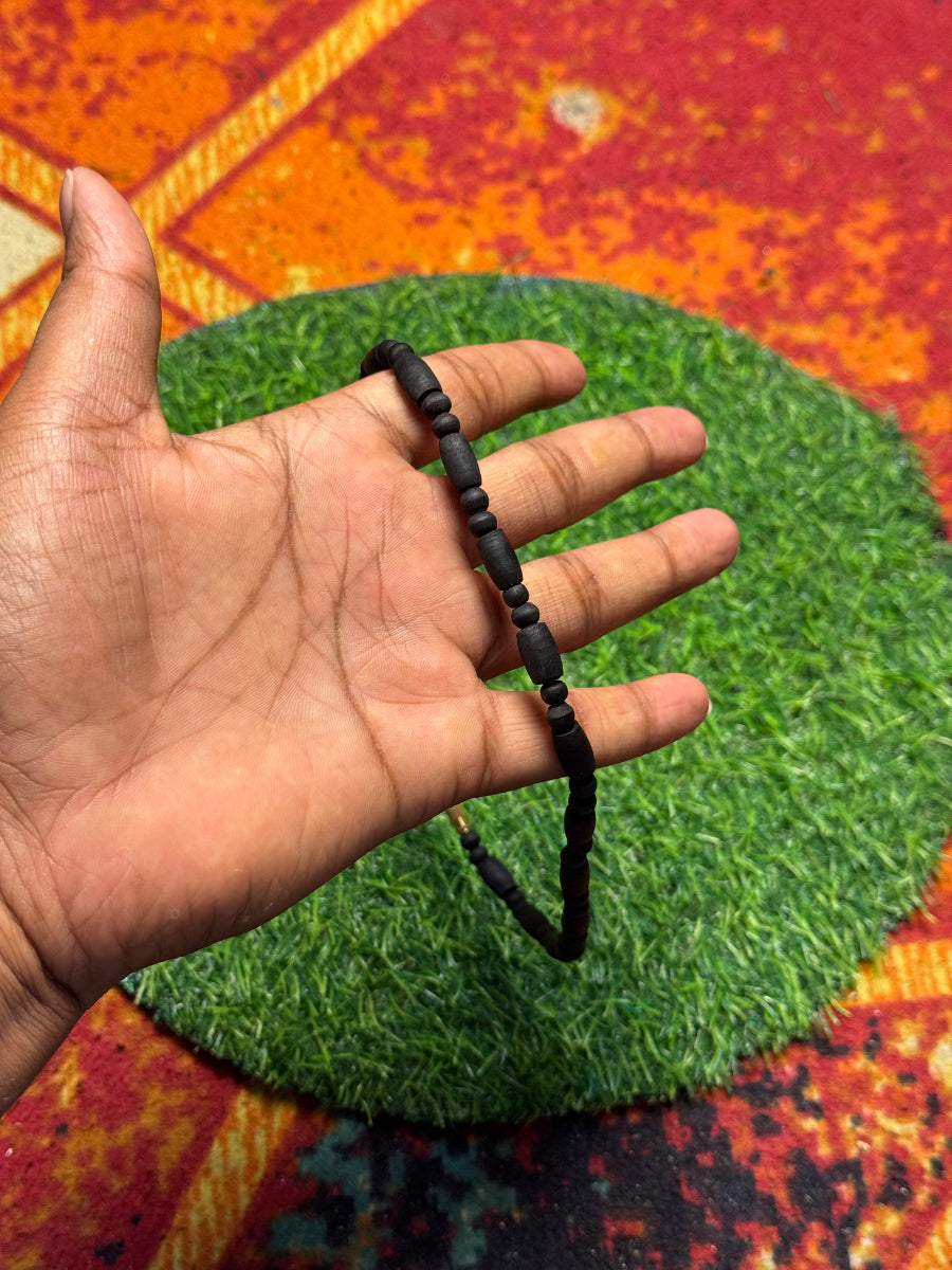 1 Round Original Black Tulsi Mala