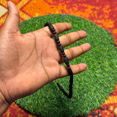 1 Round Original Black Tulsi Mala
